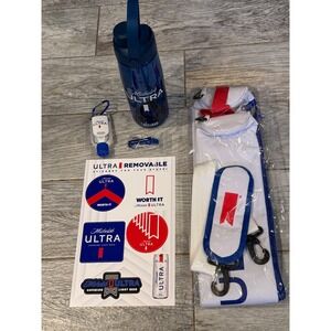 Michelob ULTRA CamelBak Water Bottle Cooler Bag Sticker Set fitness Beer NWT